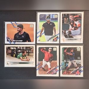 Topps MLB Short Print Photo Variation Lot of 6 Baseball Cards Matt Olson